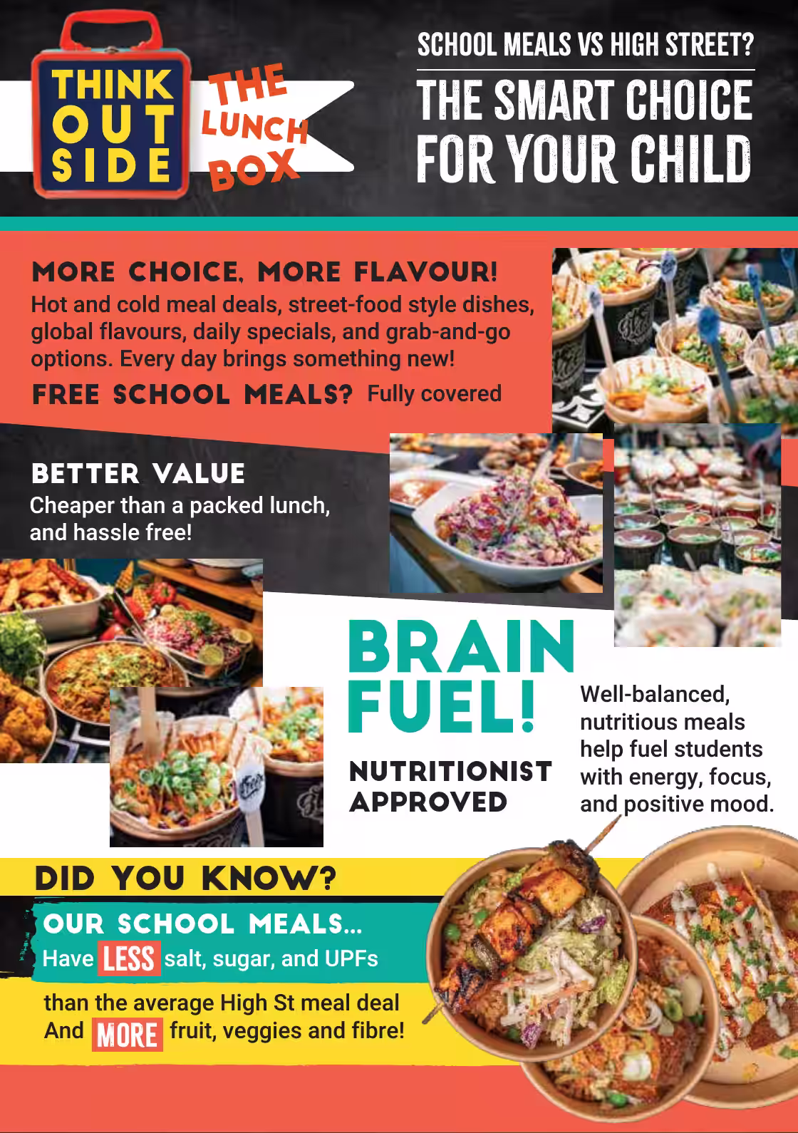 School food and high street food comparison (opens PDF)